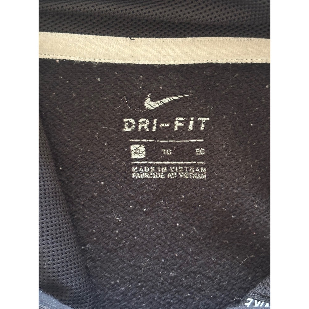 Nike Dri-FIT Hoodie Black Graphic Sleeve Swoosh Sweatshirt Mens XL - Picture 5 of 9